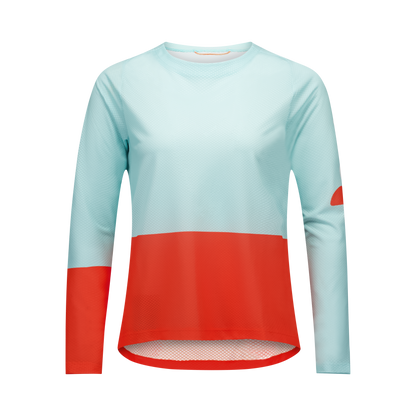 Maillot POC MOTION AIR Mangas Compridas Mulher Azul/Laranja