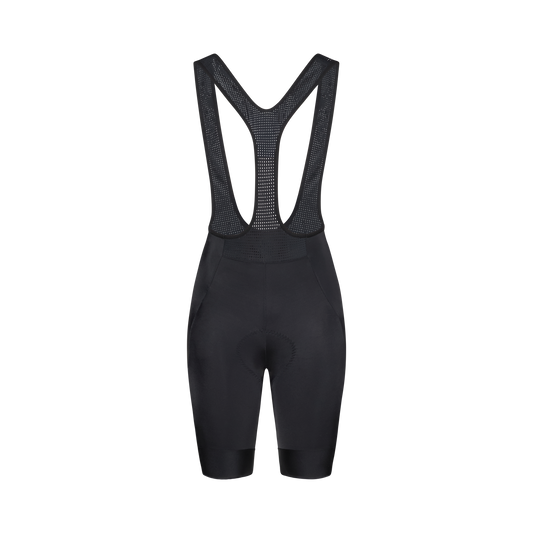Calças de algodão CADENCE CARGO Bib Tight para mulher Preto