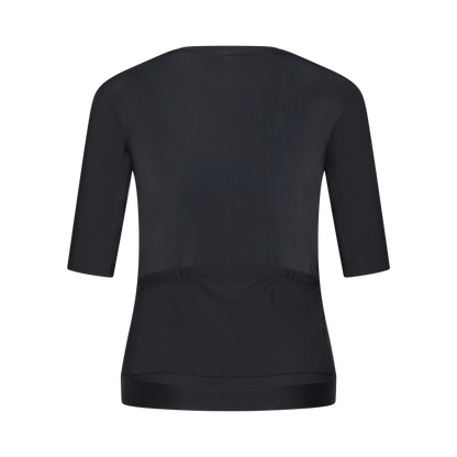 Maillot POC RACEDAY Mulher Mangas Curtas Preto