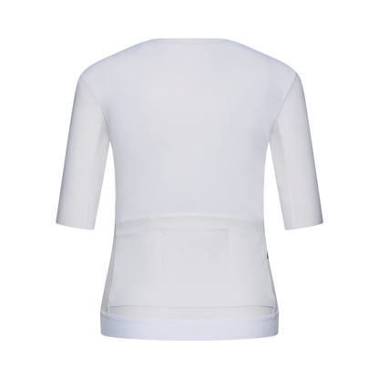 Maillot POC RACEDAY Mulher Mangas Curtas Branco