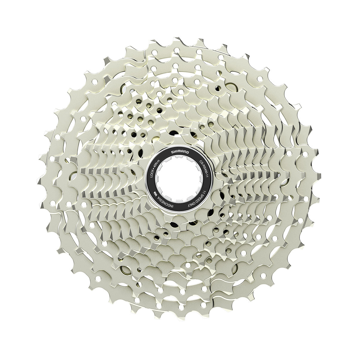 Cassete de 11 velocidades SHIMANO TIAGRA R4000 – fotografia principal sobre fundo branco