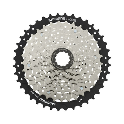 Cassete de 8 velocidades SHIMANO HG400 – fotografia principal sobre fundo branco