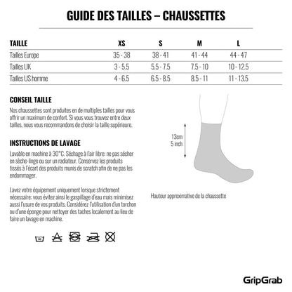 Meias GRIPGRAB REGULAR CUT SUMMER Brancas