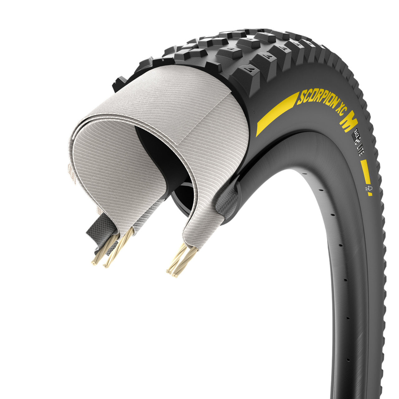 Pneu PIRELLI SCORPION RACE XC M 29x2.40 Tubeless Ready Soft Yellow Team Edition
