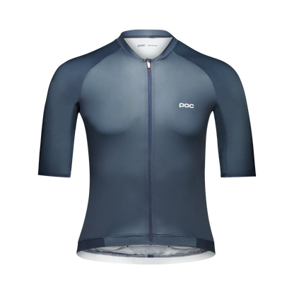 Maillot POC PRISTINE Mangas Curtas Azul-Marinho