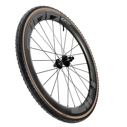 Pneu ZIPP GOODYEAR SLICK XPLR 700c Tubeless Ready Castanho