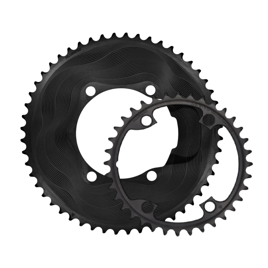 Par de Pratos 12V ALUGEAR AERO 110 BCD para Shimano