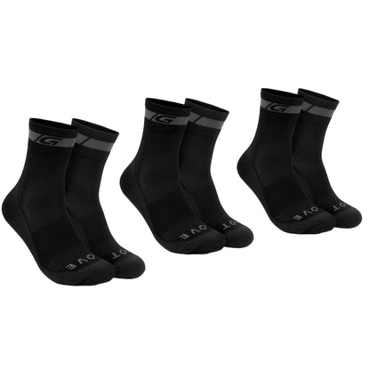 Meias GRIPGRAB MERINO REGALAR Preto (x3)