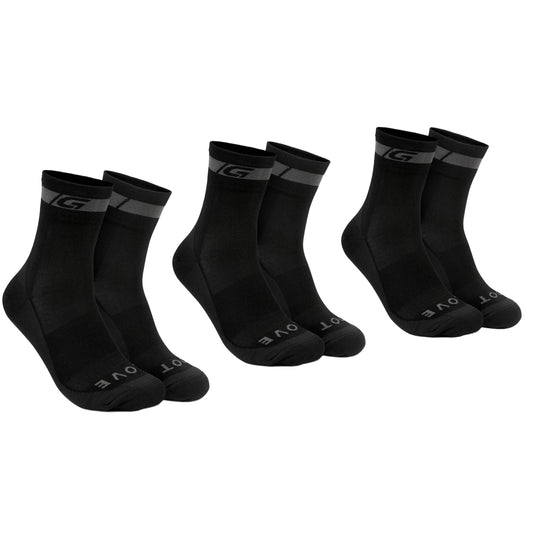Meias GRIPGRAB MERINO REGALAR Preto (x3)