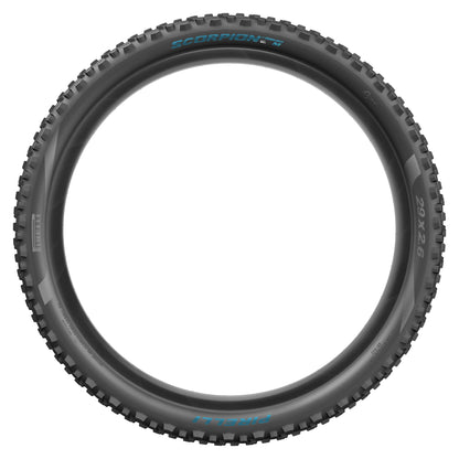 Pneu PIRELLI SCORPION ENDURO M EDIÇÃO COLORIDA 29x2.40 HardWall Tubeless Ready de talão flexível Preto/Turquesa Petronas