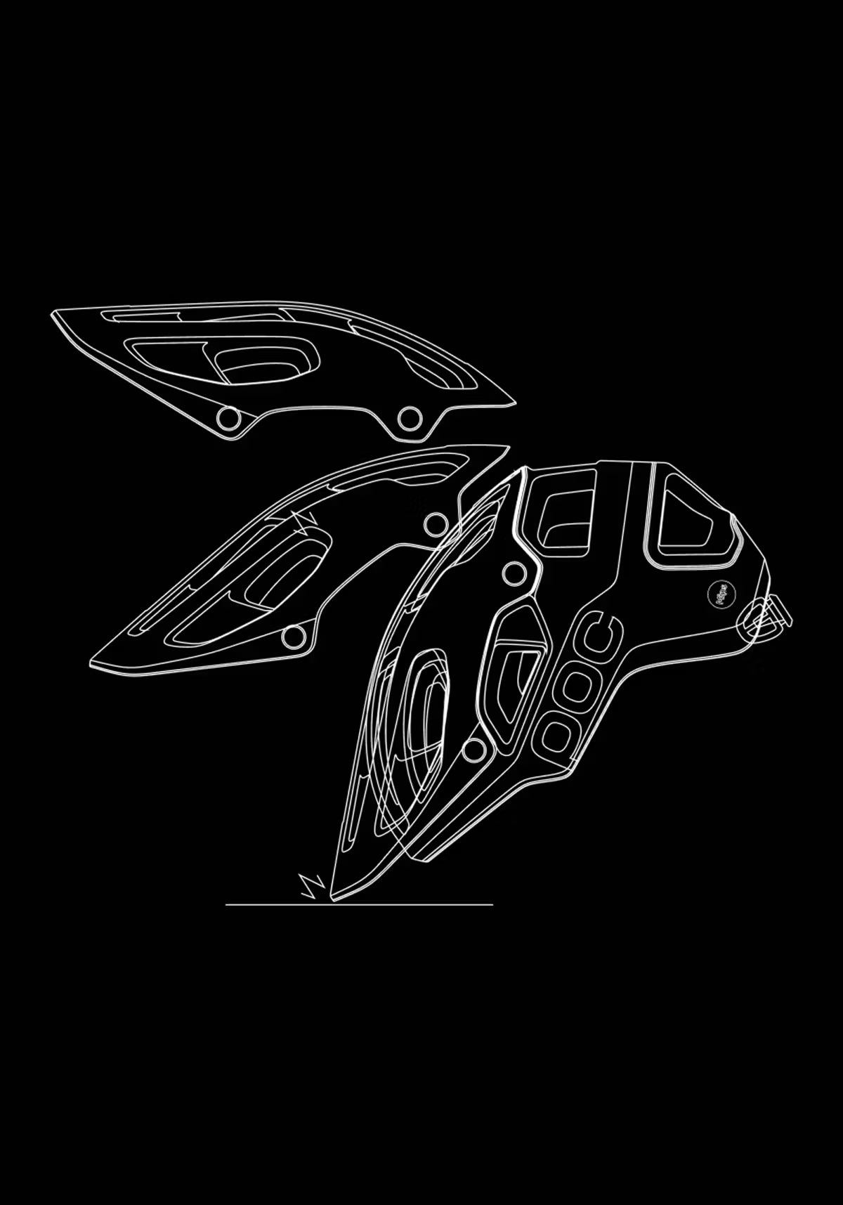 Capacete de BTT POC CULARIS PURE Bronze/Azul