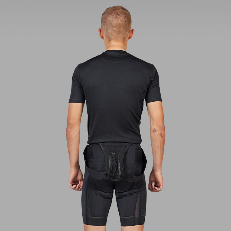Camisola interior de manga curta GRIPGRAB WINDBREAKING THERMAL preta