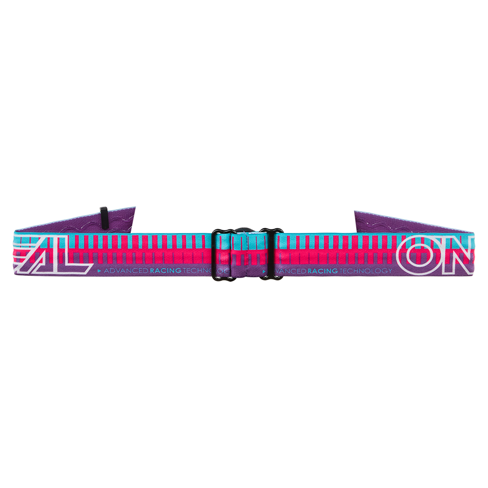 O'NEAL B-10 STRIPED Goggle Pink Silver Mirror Screen (óculos com riscas)