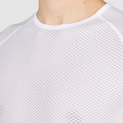 Camisola Interior de Manga Curta GRIPGRAB ULTRALIGHT MESH Branca