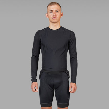 Camisola interior de manga comprida GRIPGRAB WINDBREAKING THERMAL preta