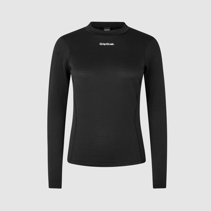 Camisola interior de manga comprida para mulher GRIPGRAB RIDE WINTER preta