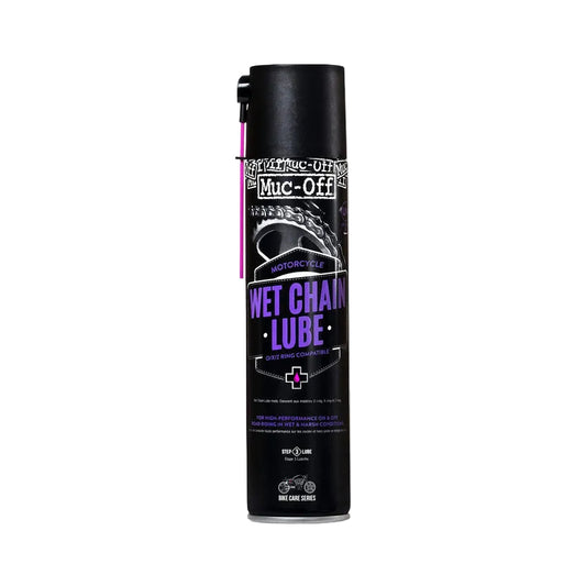 MUC-OFF WET WEATHER CHAIN LUBE Lubrificante em spray para todas as condições (400 ml)