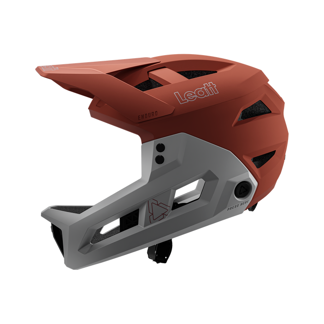 Capacete LEATT MTB ENDURO 2.0 Vermelho/Cinza