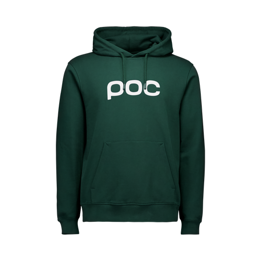 Casaco com capuz POC verde/branco