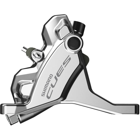 Pinça de Travão Dianteiro Hidráulico SHIMANO CUES BR-U6030 Flat Mount- Edição Polish Silver