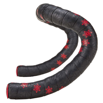 Fita de guidão SUPACAZ SUPER STICKY KUSH GALAXY Preto/Vermelho