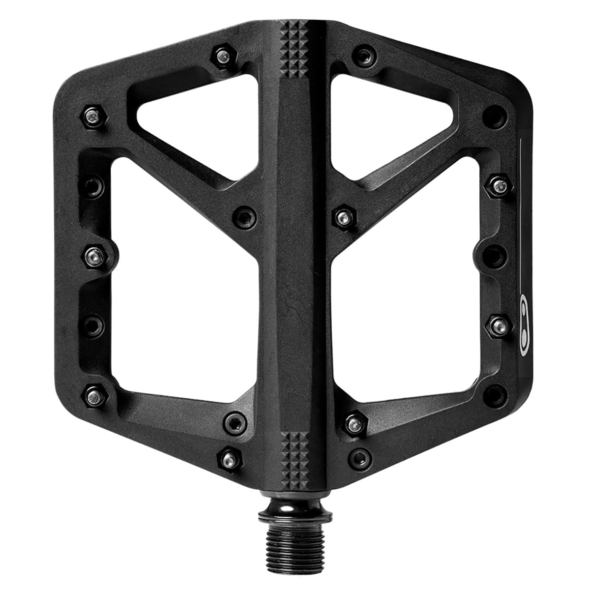 CRANKBROTHERS STAMP 1 Pedais planos pequenos Preto