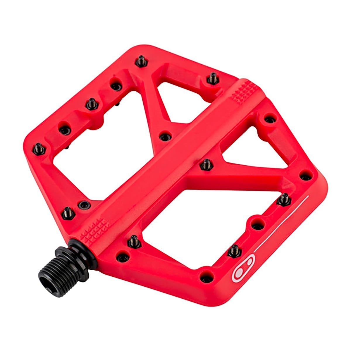 CRANKBROTHERS STAMP 1 Pedais planos pequenos Vermelho