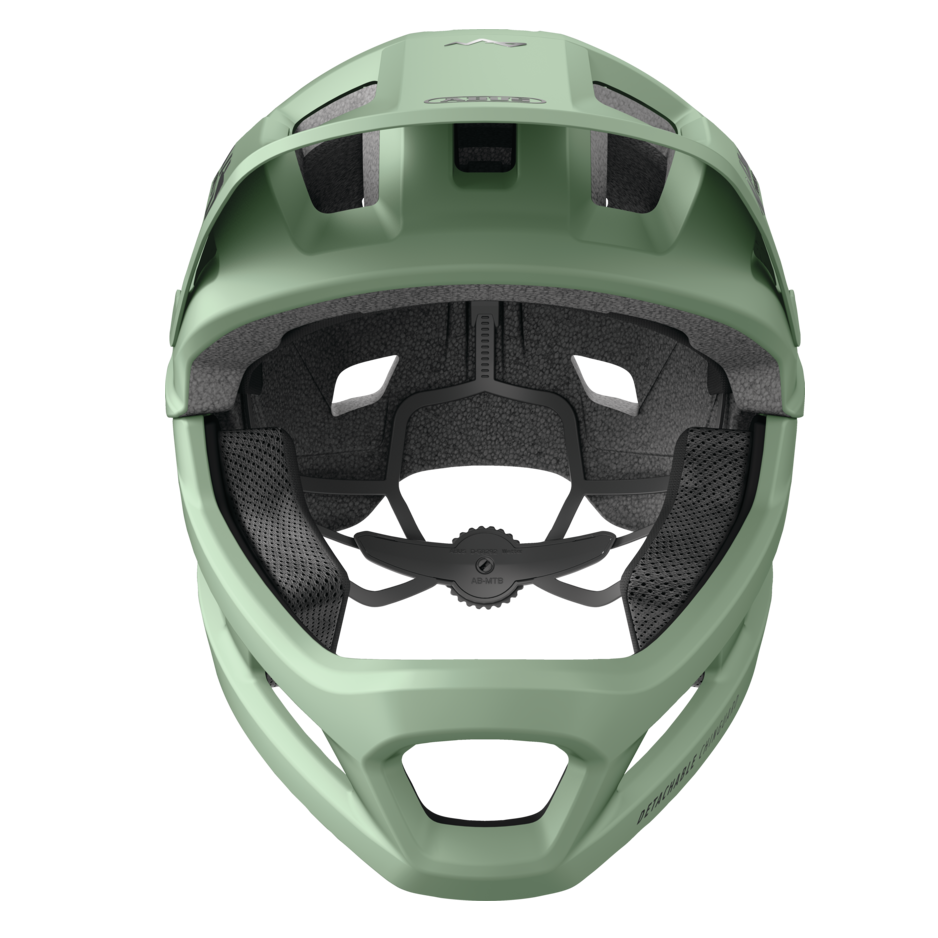 Capacete BTT ABUS YOUDROP FF Junior Mist Verde