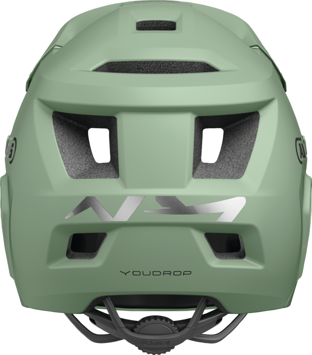Capacete BTT ABUS YOUDROP FF Junior Mist Verde