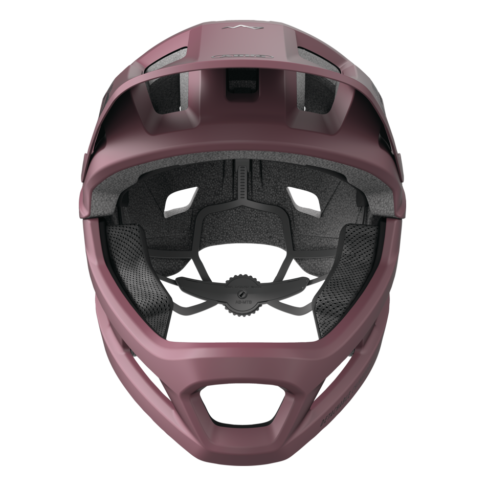 Capacete de BTT ABUS YOUDROP FF Júnior Blush Vermelho
