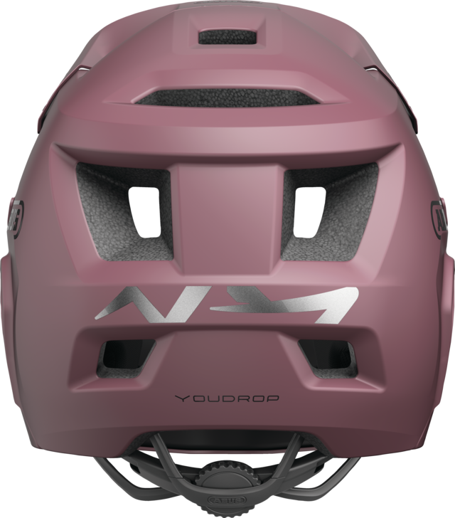 Capacete de BTT ABUS YOUDROP FF Júnior Blush Vermelho