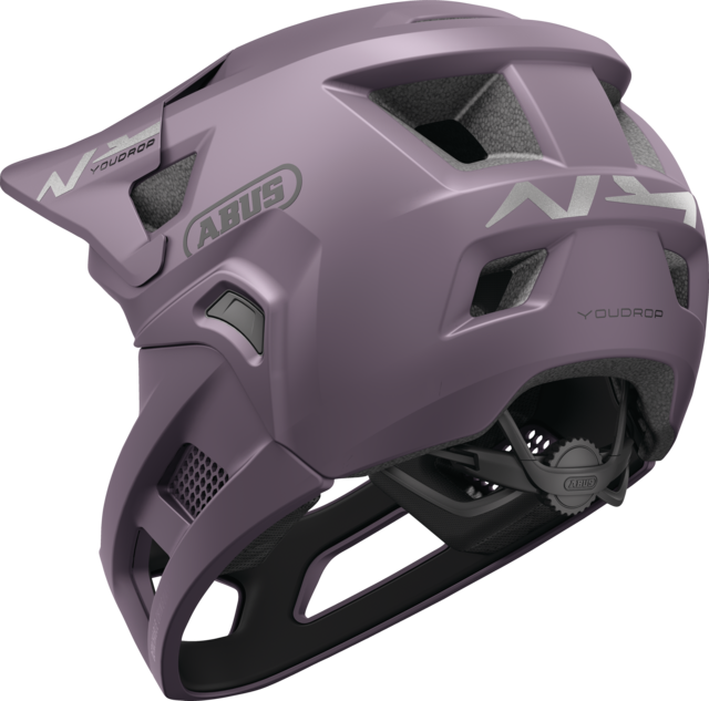 Capacete de BTT ABUS YOUDROP FF Júnior Salt Violet