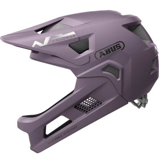 Capacete de BTT ABUS YOUDROP FF Júnior Salt Violet