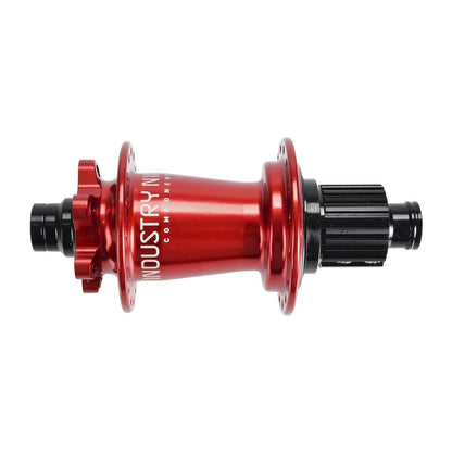 Cubo Traseiro INDUSTRIE NINE Hydra 12x148 mm Boost 6 Furos Shimano Vermelho