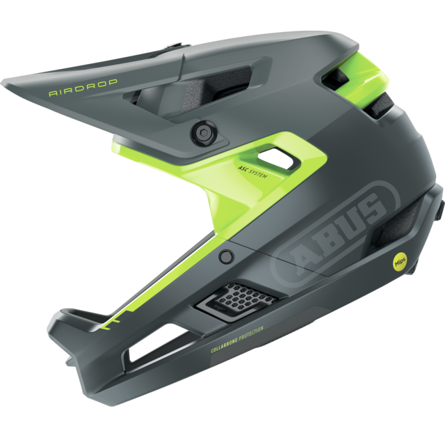 Capacete ABUS AIRDROP MIPS MTB Cinzento/Amarelo