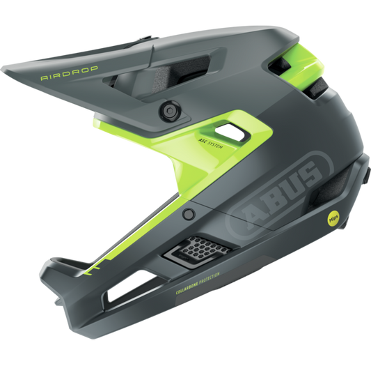 Capacete ABUS AIRDROP MIPS MTB Cinzento/Amarelo
