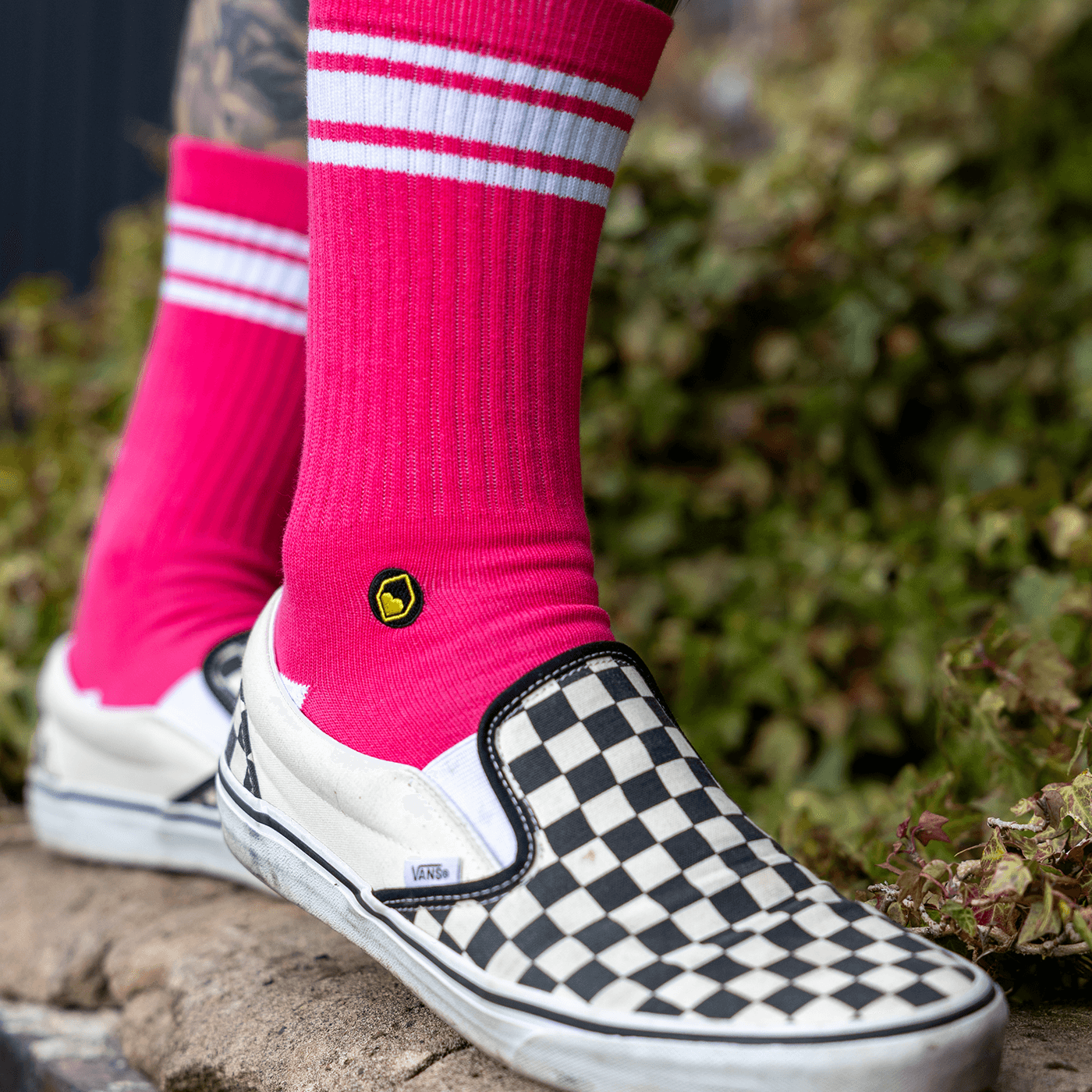 Meias BURGTEC EVERYDAY CREW Rosa