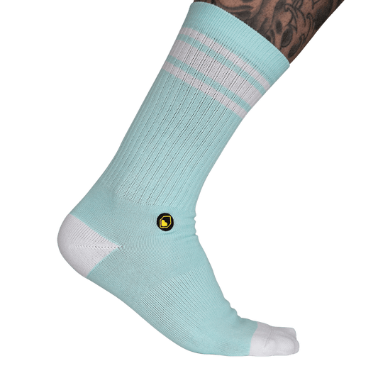 Meias BURGTEC EVERYDAY CREW Azul-celeste