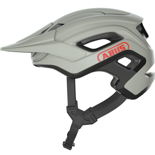 Capacete de BTT ABUS CLIFFHANGER CHALK Cinzento