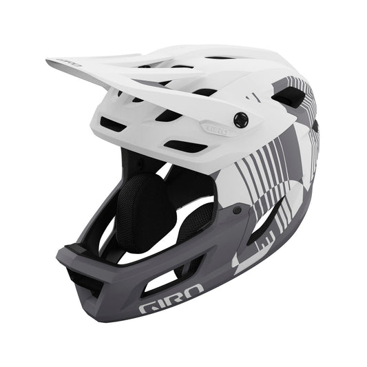 Capacete de BTT GIRO COALITION SPHERICAL Cinzento/Branco