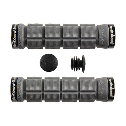 Grips LIZARD SKINS NORTHSHORE Lock-On Preto/Prata