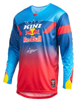 Camisola O'NEAL MXC Kini Red Bull 2.0 de manga comprida azul/vermelha - vista de frente