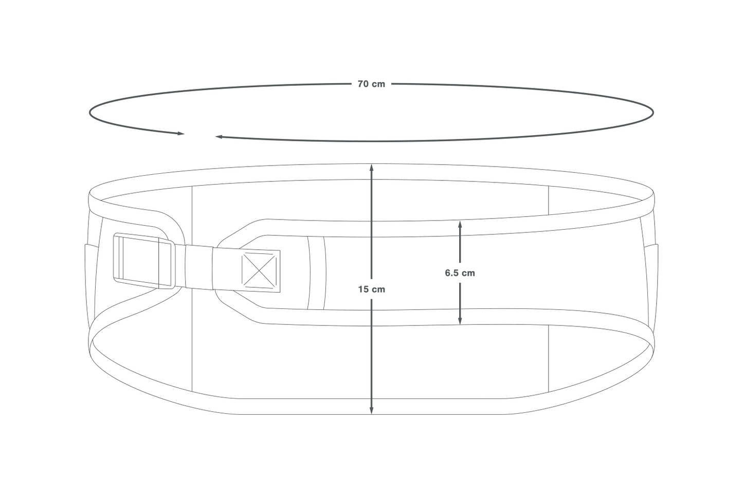 APIDURA EXPEDITION WAIST BELT Preto