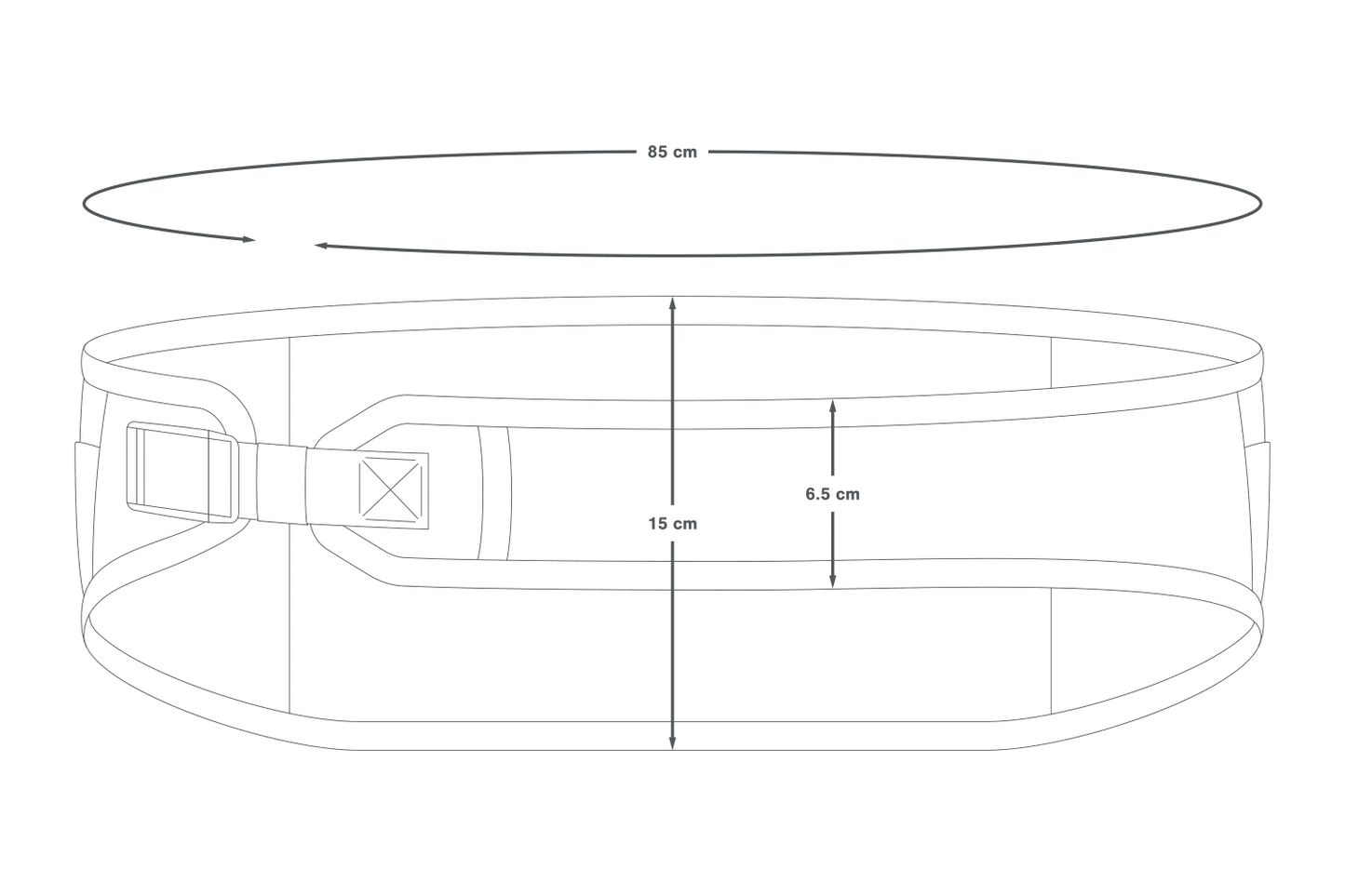 APIDURA EXPEDITION WAIST BELT Preto