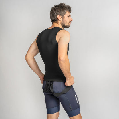 Camisola interior sem mangas GRIPGRAB PACR SPRING AUTUMN SEAMLESS preta