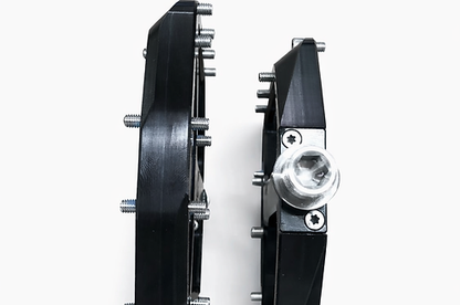 Pedais de Plataforma HXR COMPONENTS EIXO DE AÇO Pretos
