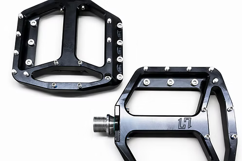 Pedais de Plataforma HXR COMPONENTS EIXO DE AÇO Pretos