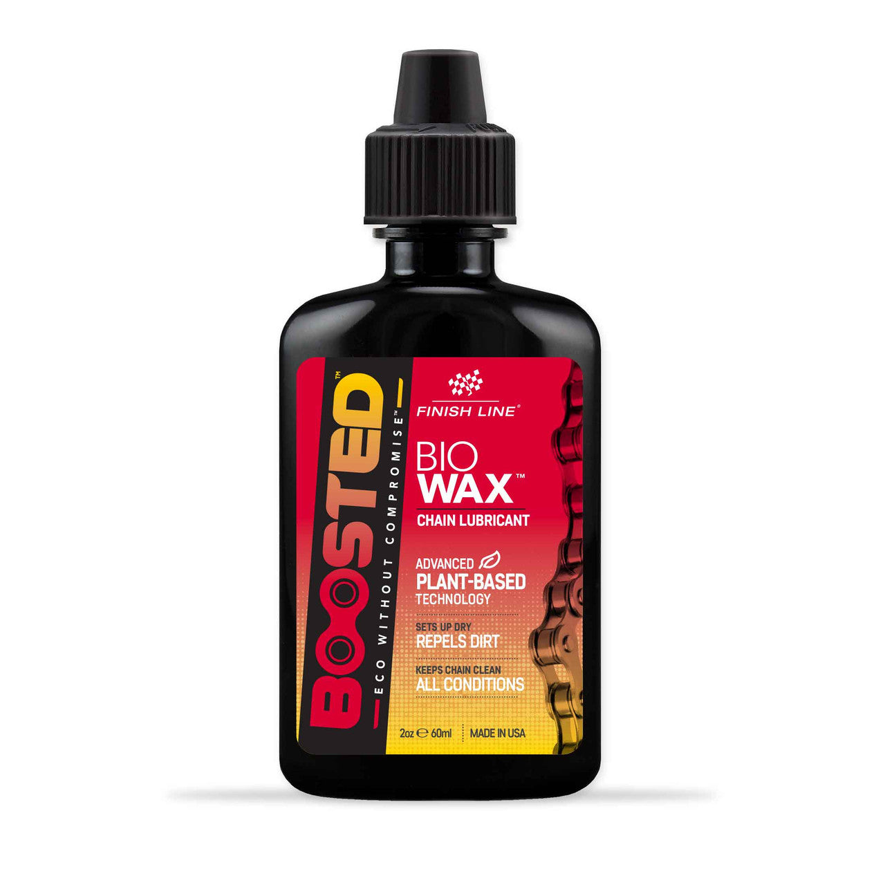Lubrificante para correntes FINISH LINE BOOSTED™ BIO WAX (60 ml)