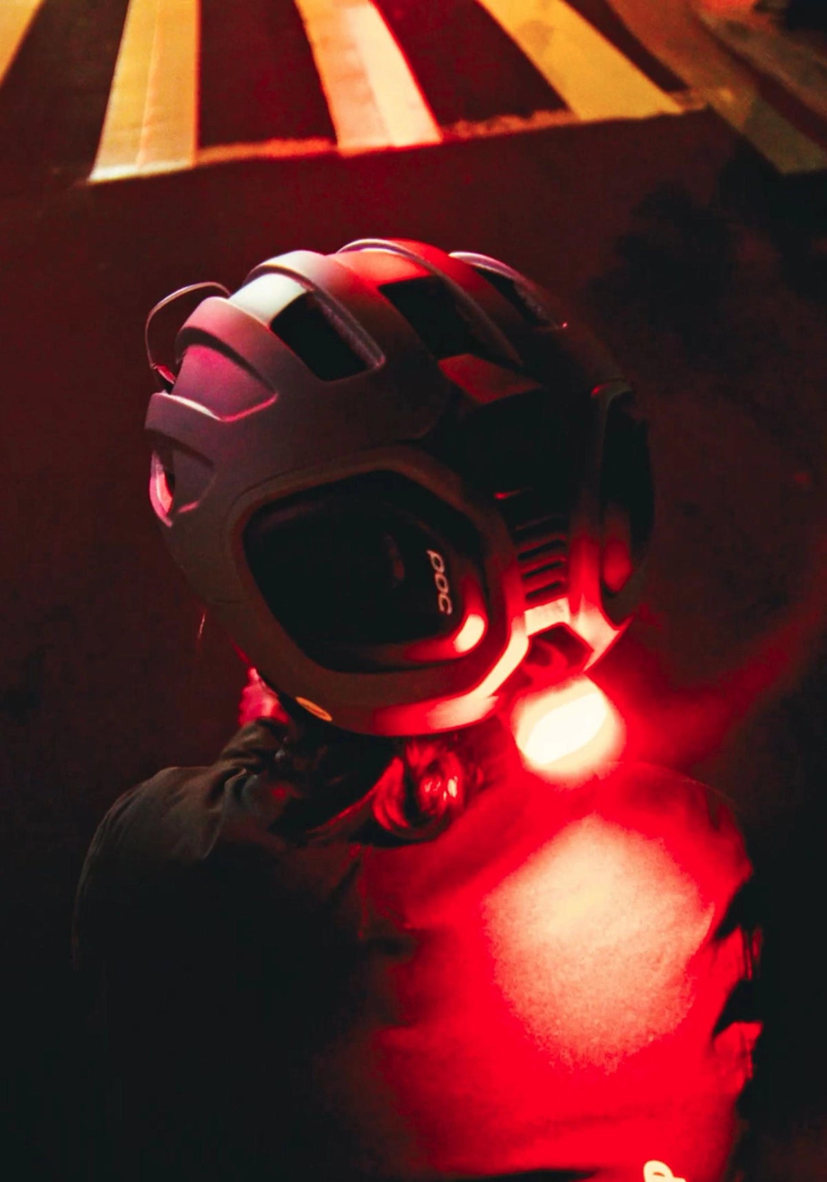 Luz de Capacete KNOG POC AMIDAL Laranja