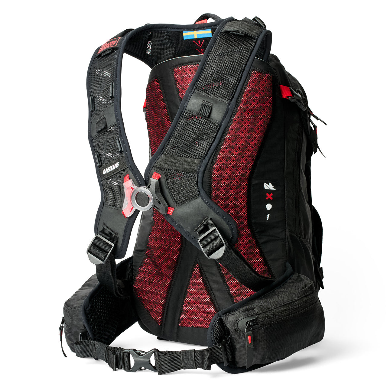 USWE ZIPPERED DAYPACK 25L Mochila Preta
